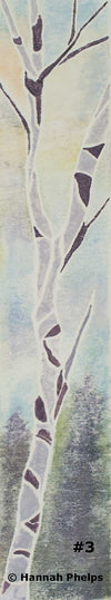 White-line woodcut print by New Hampshire artist Hannah Phelps