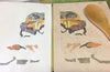 Hoplon, white-line woodcut print