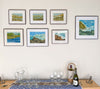 Sand Pools, jigsaw reduction woodblock print