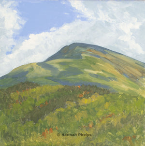New England artist Hannah Phelps paints the White Mountains
