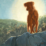 Wet Dog in the Sun, digital reproduction